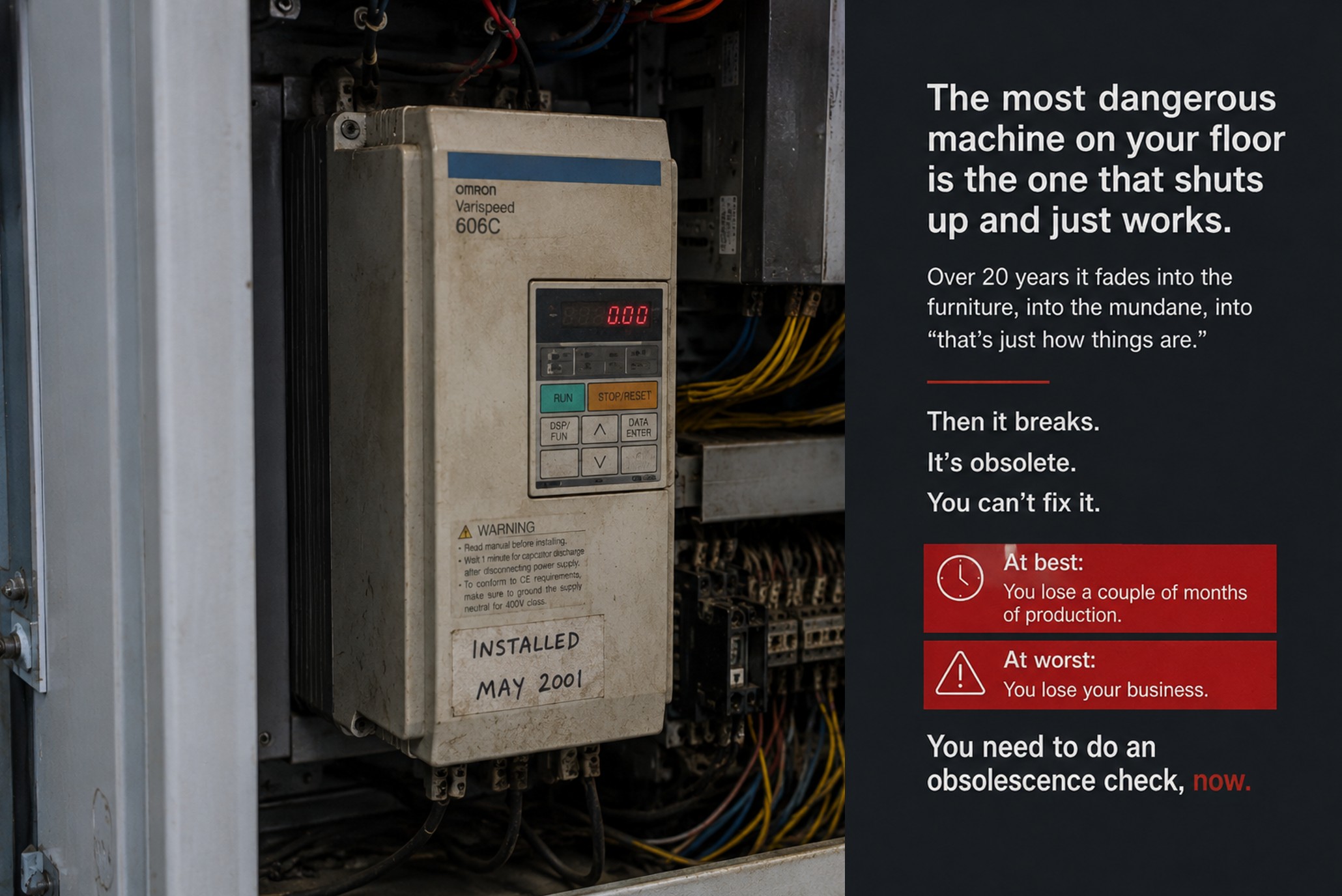 The Obsolescence Check: Why Your Best Machine Is Also Your Biggest Risk